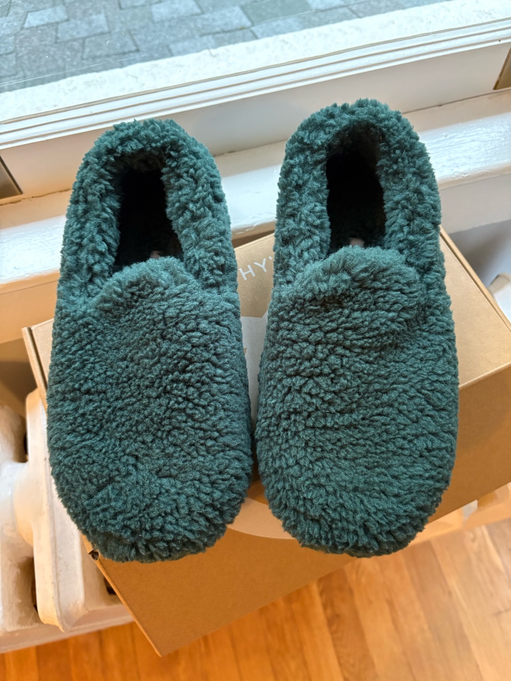 Rothy's Teddt Slipper in Rosemary